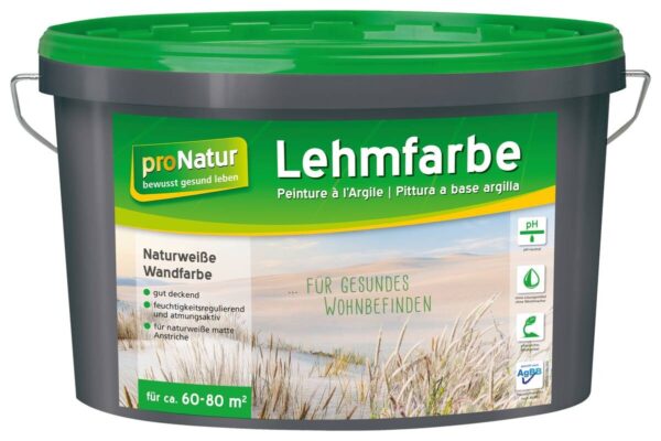 ProNatur Lehmfarbe weiß ca. 10 l