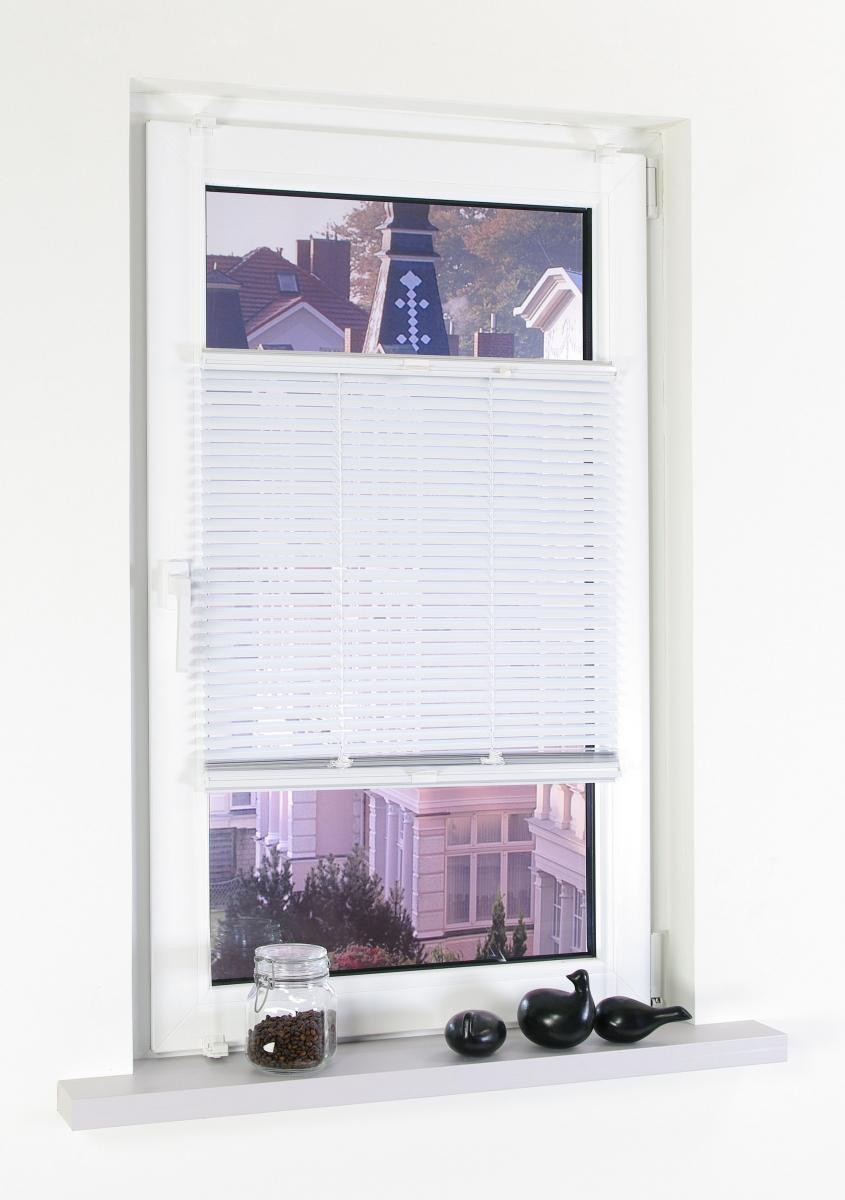 Bella Casa Klemmfix Jalousie verspannt aus Aluminium, 50 x 130 cm (Breite x Höhe), weiß