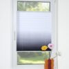 Bella Casa Klemmfix – Plissee verspannt, 90 x 130 cm, farbverlauf grau