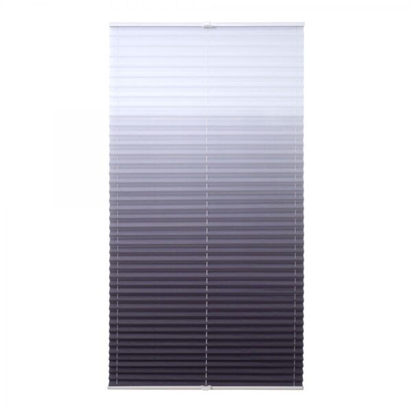 Bella Casa Klemmfix – Plissee verspannt, 90 x 130 cm, farbverlauf grau