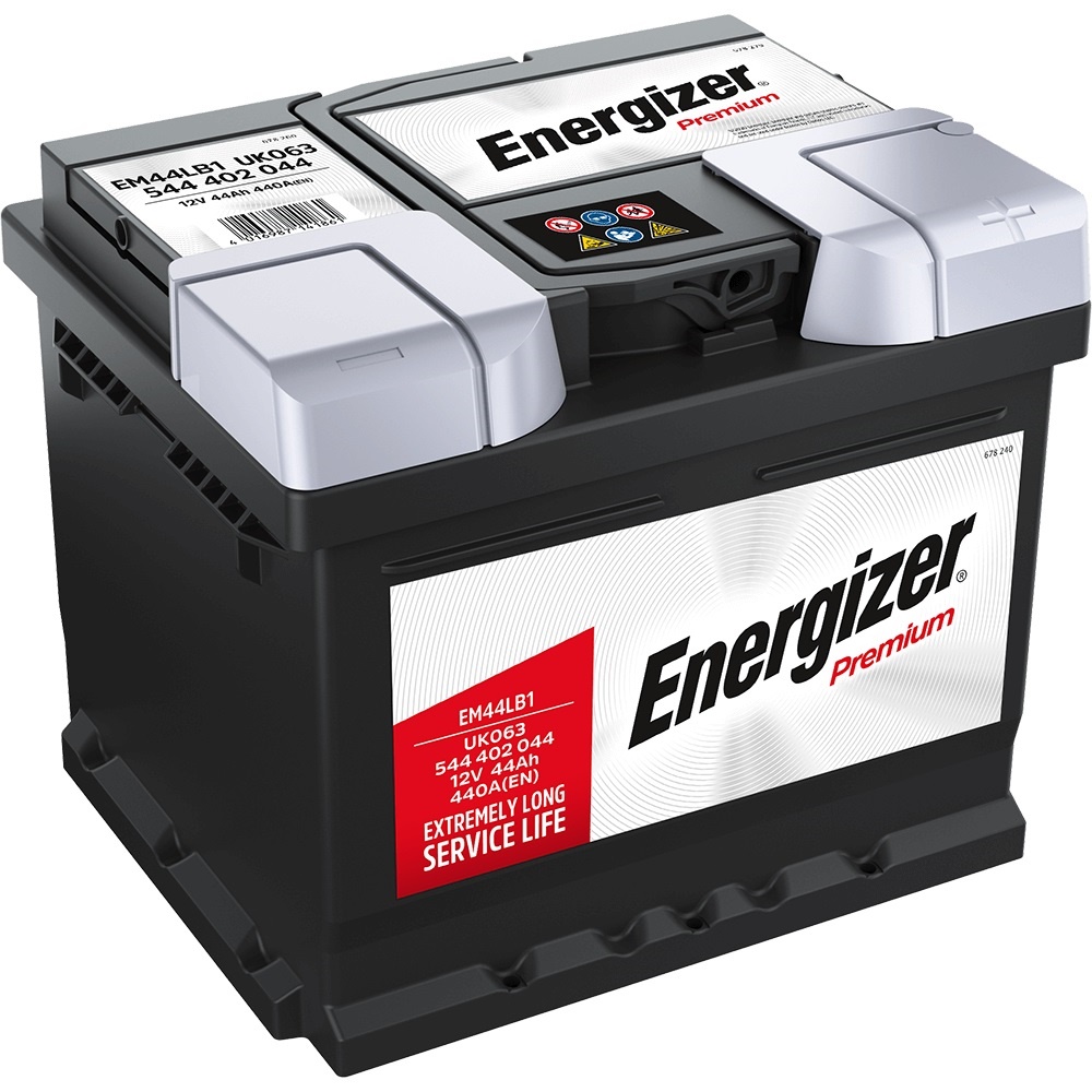 Energizer Premium 544402044I172 Batterie, EM44 – LB1, 12 V 44 Ah 440 A