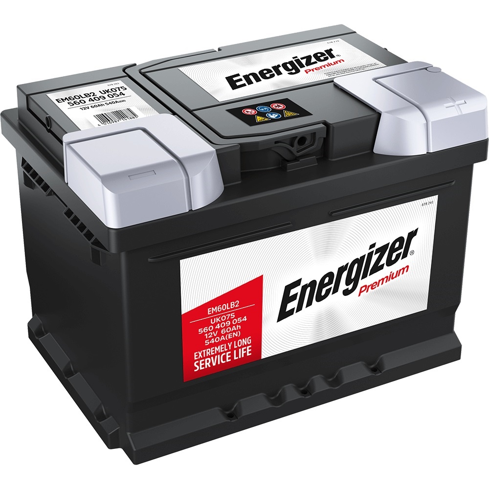 Energizer Premium 560409054I172 Batterie, EM60 – LB2, 12 V 60 Ah 540 A