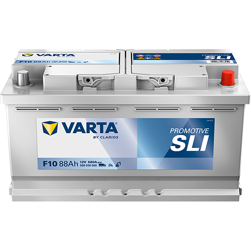 BVD VARTA Promotive SLI F10 Batterie 588038068K182, F10, 12 V, 88 Ah, 680 A