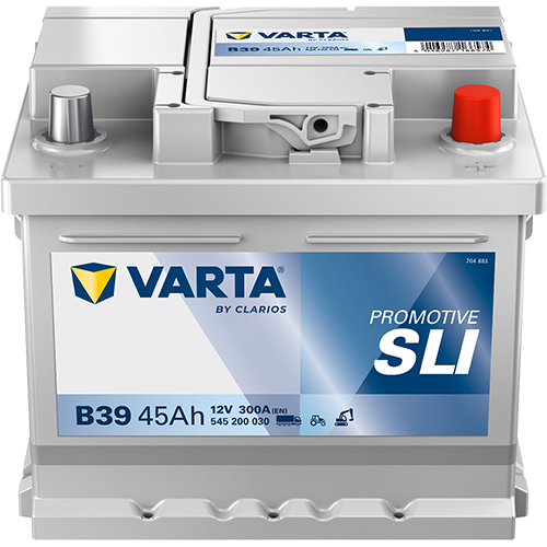 BVD VARTA Promotive SLI B39 Batterie 545200030K182, B39, 12 V, 45 Ah, 300 A