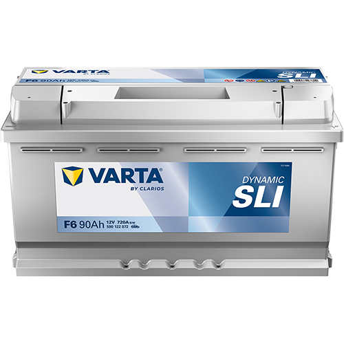 BVD VARTA Dynamic SLI F6 Batterie 590122072K262, F6, 12 V, 90 Ah, 720 A