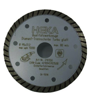 Heka Werkzeuge GmbH Diamantscheibe Turbo glatt 230 mm B:25.4