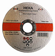 Heka Werkzeuge GmbH Trennscheibe Edelstahl 115×1.0x22