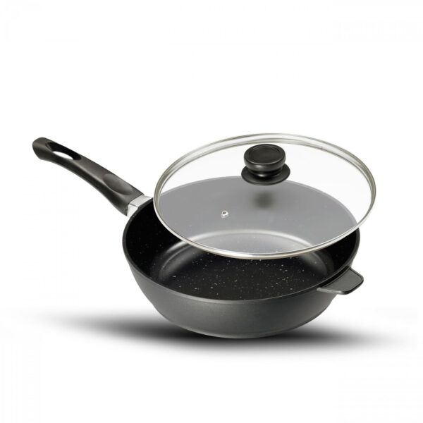 King BRATPFANNE King Keramik mit Glasdeckel ø 24 cm tief