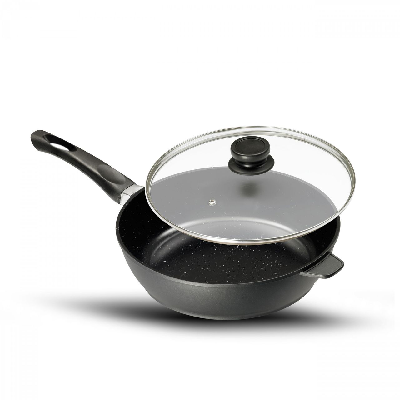 King BRATPFANNE King Keramik mit Glasdeckel ø 24 cm tief