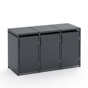 Plats® Mülltonnenbox, 3er