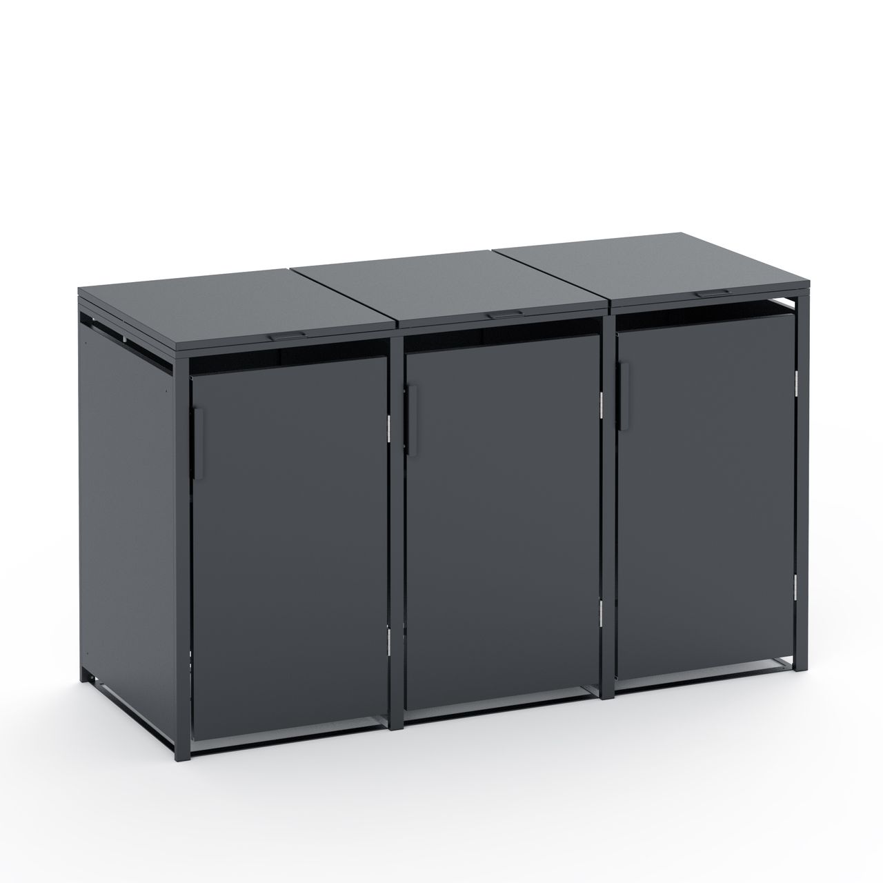 Plats® Mülltonnenbox, 3er