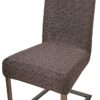 Stuhlhusse braun Baumwolle B/H/L: ca. 45x65x40 cm