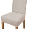 Stuhlhusse creme Baumwolle B/H/T: ca. 40x65x45 cm