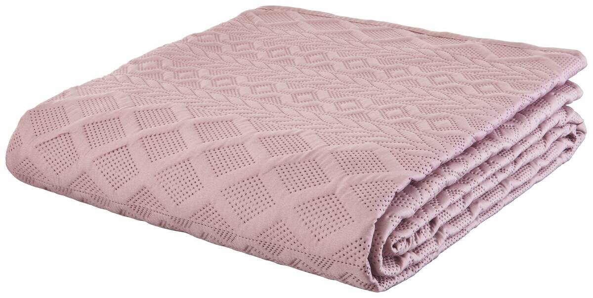 Tagesdecke rosé Polyester B/L: ca. 220x240 cm