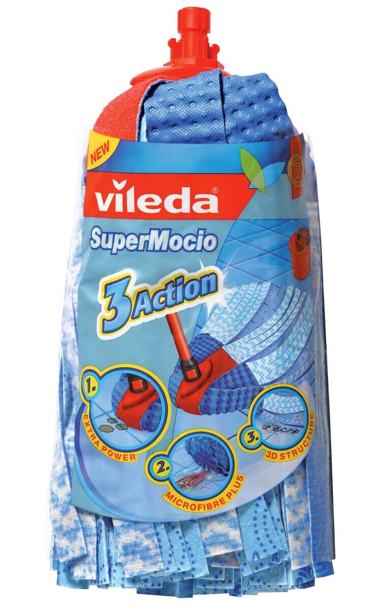 Vileda Ersatzwischmopp blau