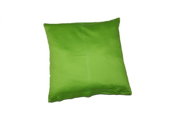 Kinzler Baumwoll – Satin Kissenhülle Uni 2x 40/40 cm, farbe grün