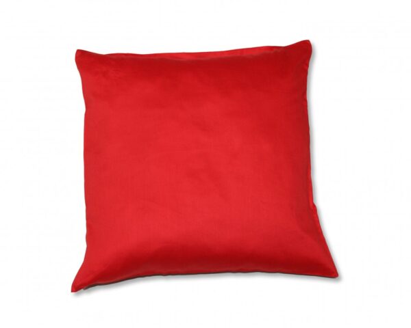 Kinzler Baumwoll – Satin Kissenhülle Uni 2x 40/40 cm, farbe rot
