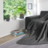 Kinzler Mikrofaser Wohndecke Flanell + Sherpa