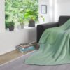 Kinzler Mikrofaser Wohndecke Flanell + Sherpa