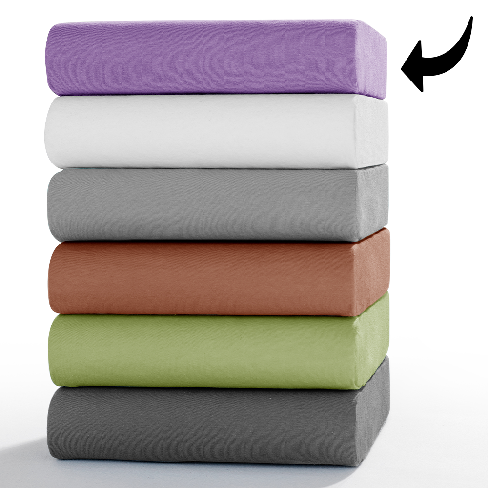 DREAMTEX Jersey – Spannbetttuch – ca. 140 – 160 x 200 cm