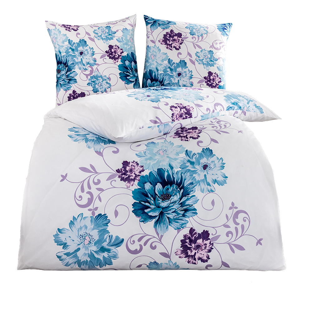 DREAMTEX Soft – Touch – Mikrofaser – Satin – Bettwäsche – ca. 135 x 200 cm