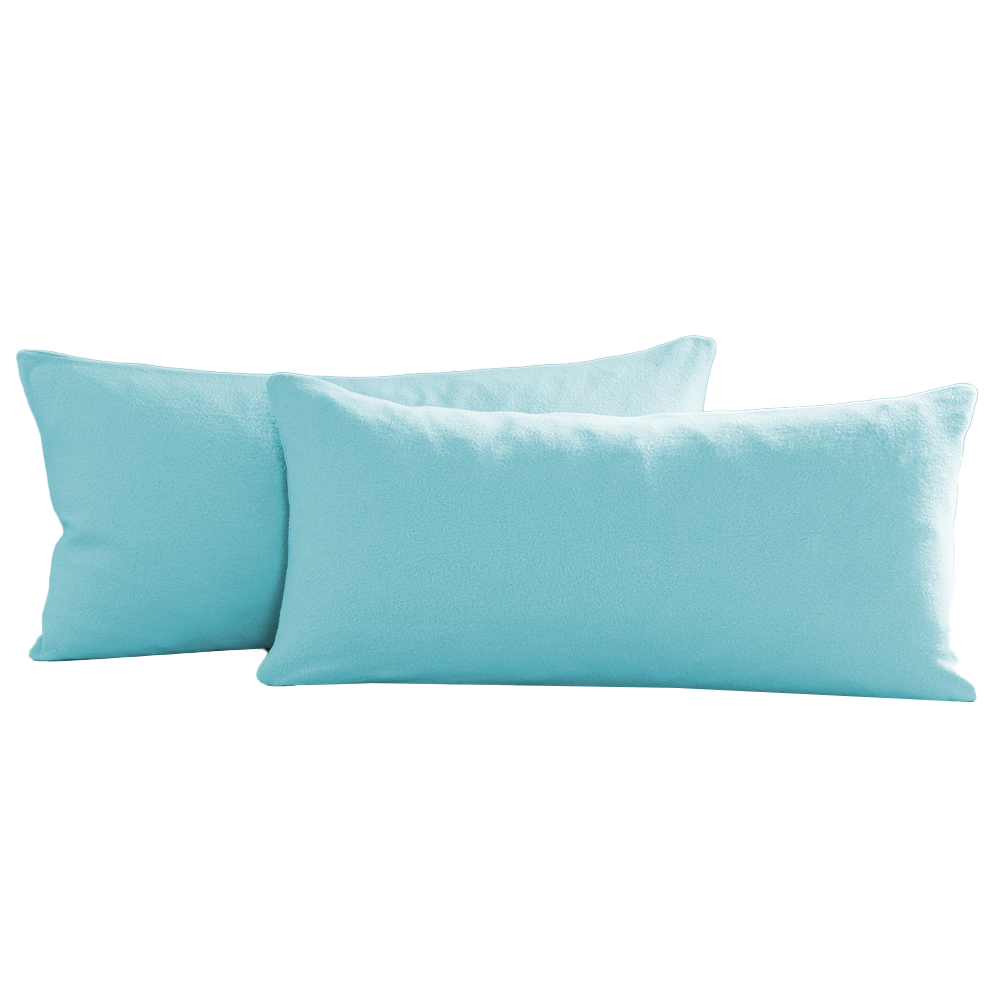 DREAMTEX Nicki – Kissenbezüge 2er – Set – je ca. 40 x 80 cm