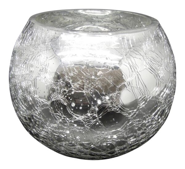 POCOline Windlicht silber Glas H/D: ca. 13x15 cm POCOline Windlicht silber Glas H/D: ca. 13x15 cm