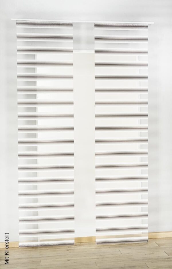 POCOline Schiebevorhang Timba grau B/L: ca. 60x245 cm