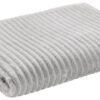 Flanelldecke silber Polyester B/L: ca. 140x180 cm