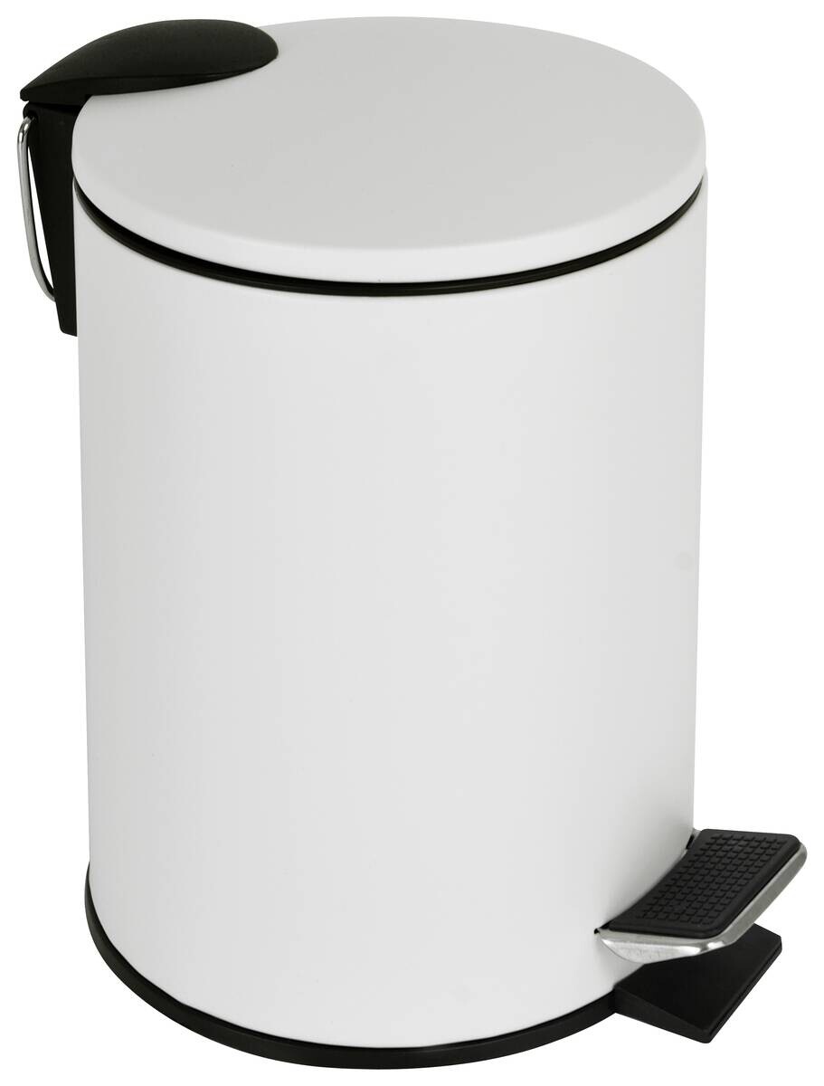 Kosmetikeimer weiß Edelstahl ca. 2,6 l