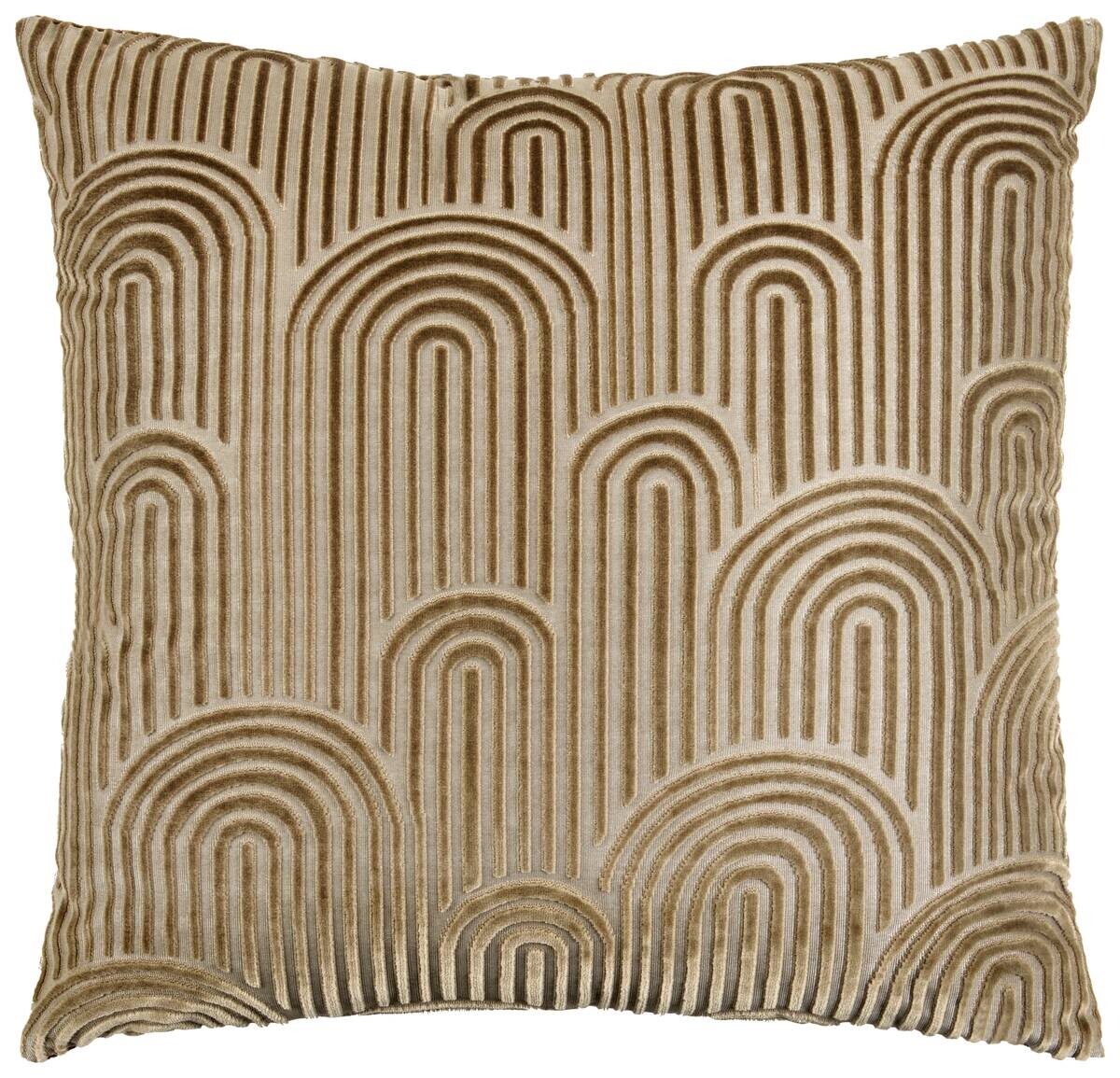 Dekokissen Bogen braun Polyester B/L: ca. 45x45 cm