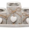 Teelichthalterset natur Holz Teelichthalterset natur Holz