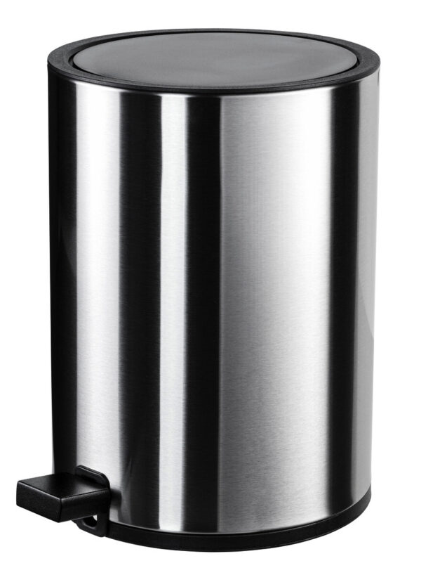 Kosmetikeimer silber Edelstahl H/D: ca. 26x19 cm ca. 3 l