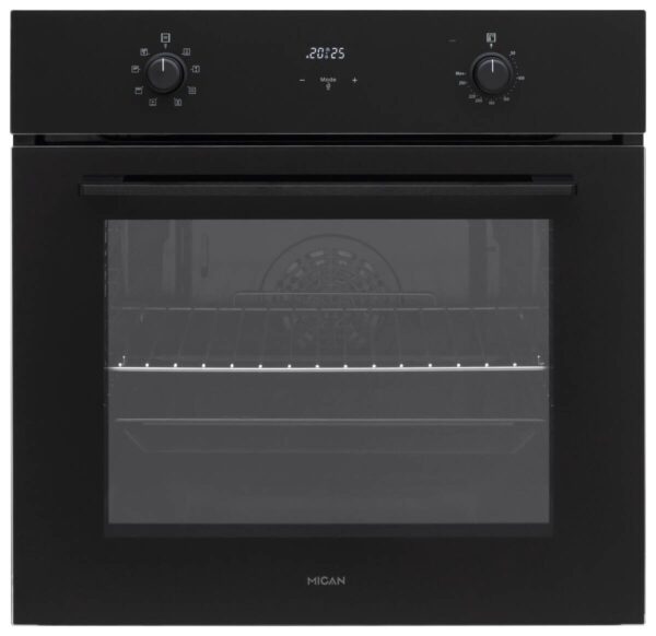 Mican Einbaubackofen BOAHSD65 schwarz Metall B/H/T: ca. 59,5x59,5x57 cm