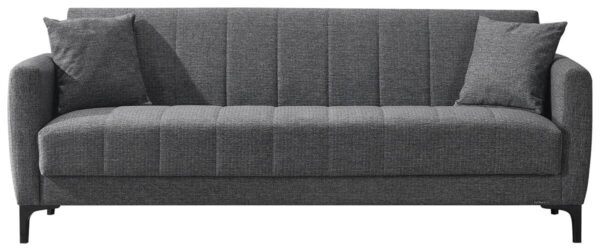 Schlafsofa Rovigo anthrazit Microfaser B/H/T: ca. 214x84x83 cm