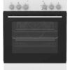 POCOline Standherd 60cm mit Induktionskochfeld IK60GLKW70 weiß B/H/T: ca. 60x83x65 cm