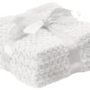 POCOline Seiftuch Popcorn weiß Baumwolle B/L: ca. 30x30 cm