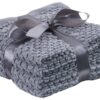 POCOline Seiftuch Popcorn anthrazit Baumwolle B/L: ca. 30x30 cm