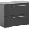 Waschbeckenunterschrank Carlos anthrazit B/H/T: ca. 80,2x59,1x35 cm