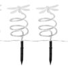 4028998042969-1 I-GLOW LED – Solar – Gartenstecker "Spirale" – 3er – Set