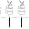 4028998042969-2 I-GLOW LED – Solar – Gartenstecker "Spirale" – 3er – Set