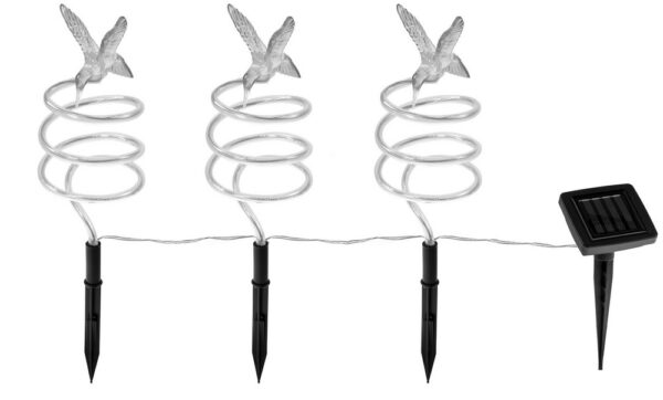 4028998042969-2 I-GLOW LED – Solar – Gartenstecker "Spirale" – 3er – Set