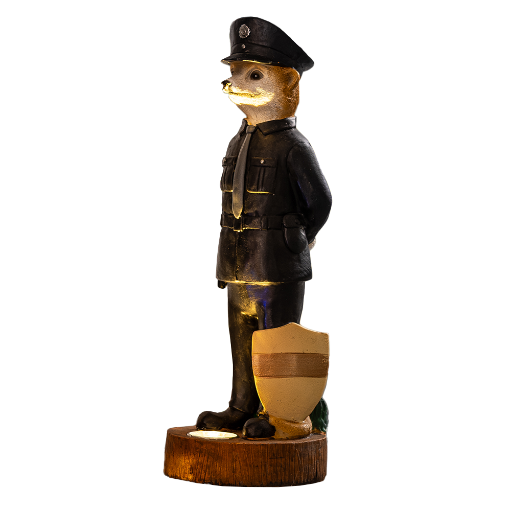 I-GLOW LED – Solar – Erdmännchen, Polizist