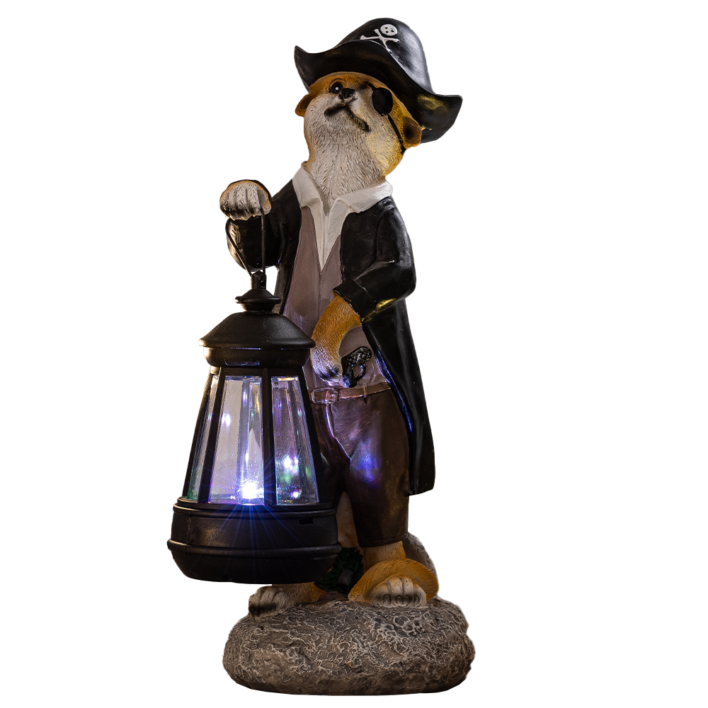 I-GLOW LED – Solar – Erdmännchen, Pirat