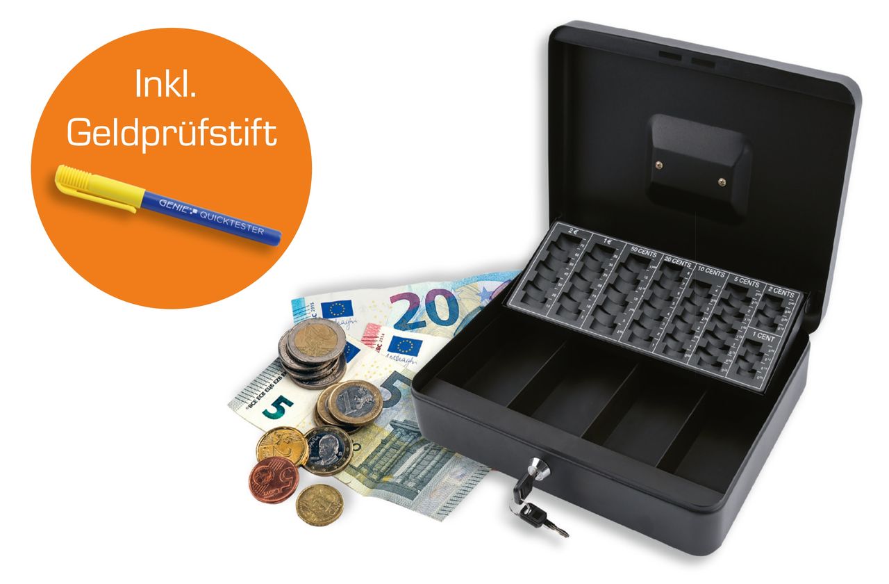 Olympia Geldkassette OLYMPIA CB 770 Plus inkl. Geldprüfstift