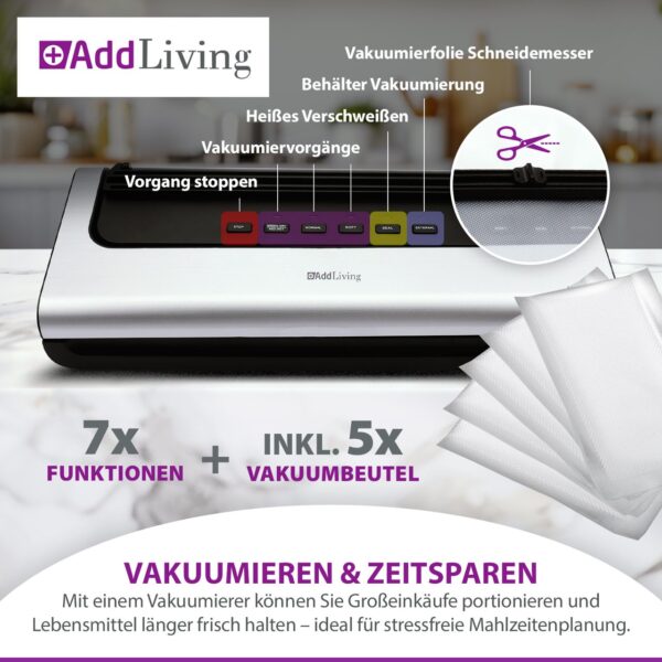 4030152953455-4 Olympia Vakuumierer AddLiving V100