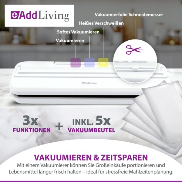 4030152953479-5 Olympia Vakuumierer AddLiving V200