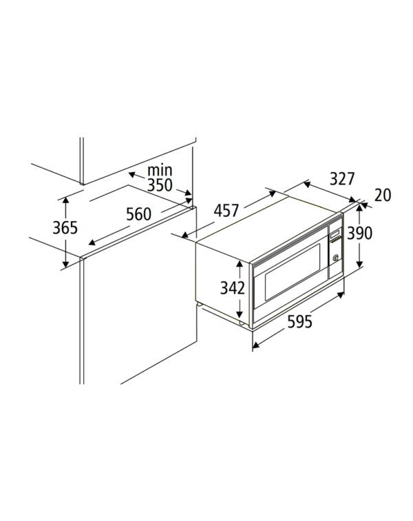 4030608130768-2 PKM Einbaumikrowelle MW800 – 20B EB