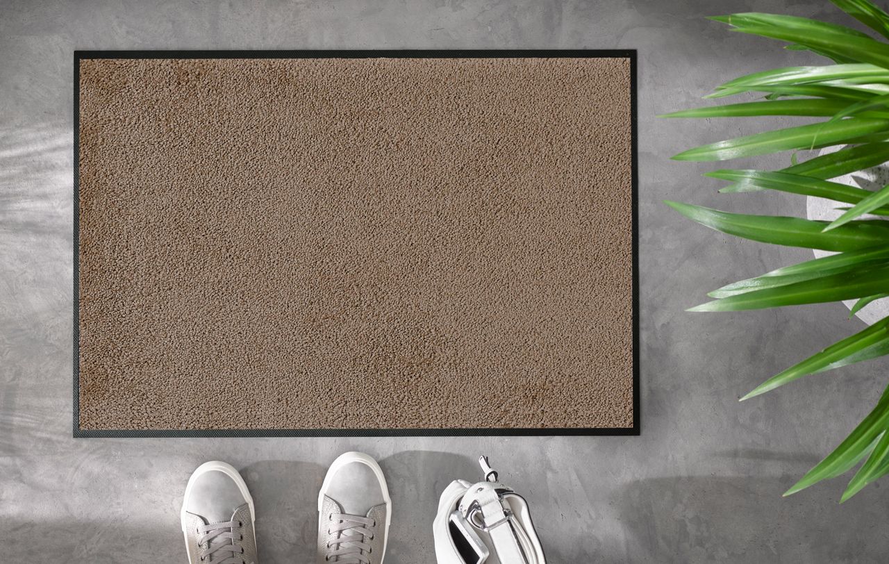 Fuma Rutschfeste Fußmatte Taupe 60 x 40 cm
