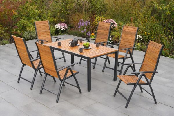 4033662983868-1 Merxx Santorin Set 7tlg. Tisch 150x90 cm
